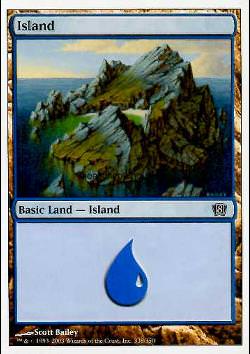 Island - Version 4 (Basic Land - Insel)