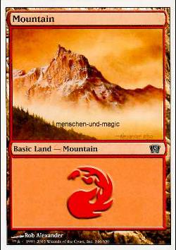 Mountain Version 4 (Basic Land - Gebirge)