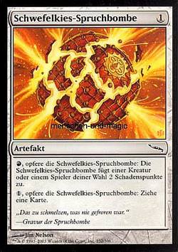 Schwefelkies-Spruchbombe (Pyrite Spellbomb)