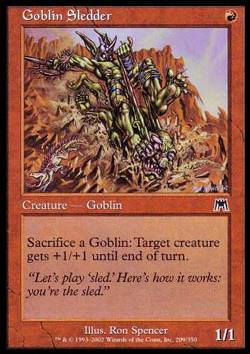 Goblin Sledder (Goblin-Rodler)